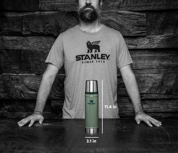 termos, STANLEY CLASSIC VACUUM BOTTLE 0.75 L hammertone green