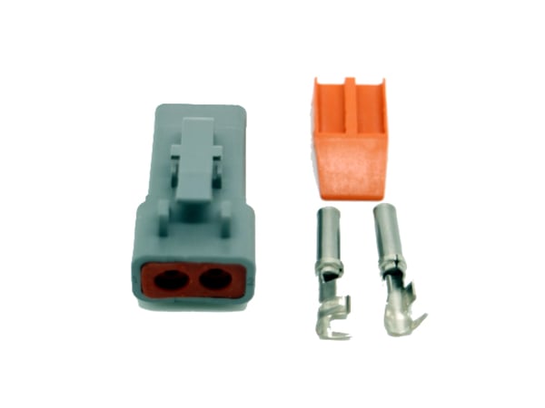 DTP-liittimet DT DT-P Deutsch kaapeleille 2-5 mm² uros + naaras liitinkotelo