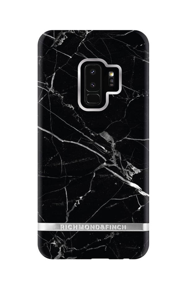 Richmond & Finch Deksel til Samsung Galaxy S9 Plus - Svart Marmor