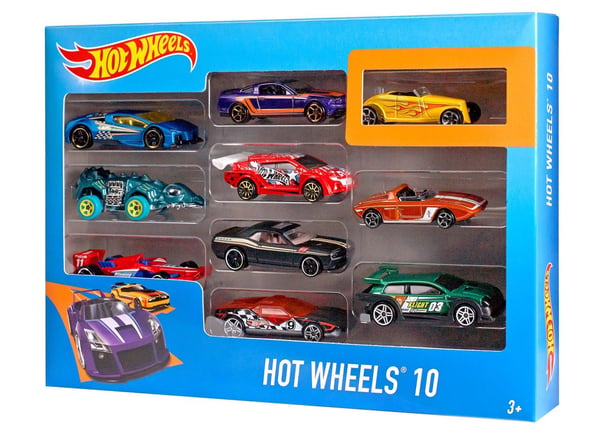 Hot Wheels 10 auton pakkaus 54886