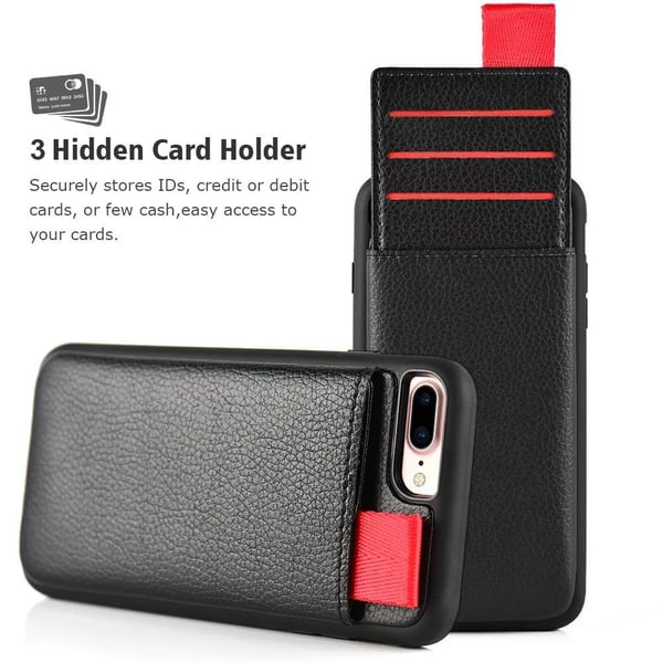 iPhone/Samsung/Huawei - Deksel - Skjult Kortlomme / Kortholder - iPhone XR