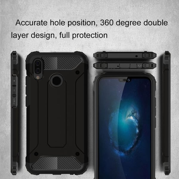 Xiaomi Redmi Note 7 - Kuori/Mobiilikuori - Tough - Musta