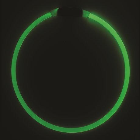 hundhalsband med ledbelysning NITE IZE NITEHOWL LED SAFTY NECKLACE green