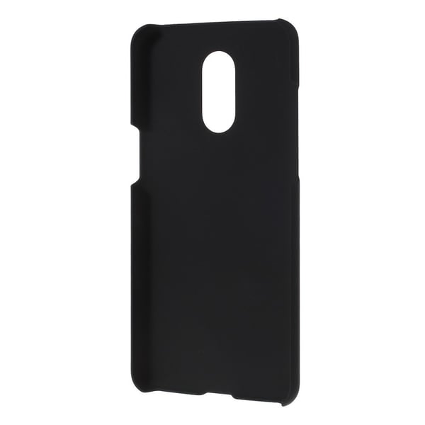 Kumitettu kova PC-puhelinkotelo OnePlus 7:lle - Musta