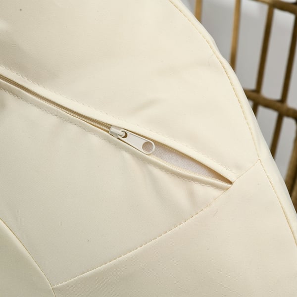 Rattan lænestol, 105x90x148 cm, khaki