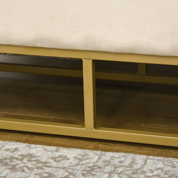 Säilytyspenkki, 110x44x49 cm, beige