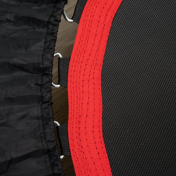 Mini Trampolin, 102x99-123 cm, Svart