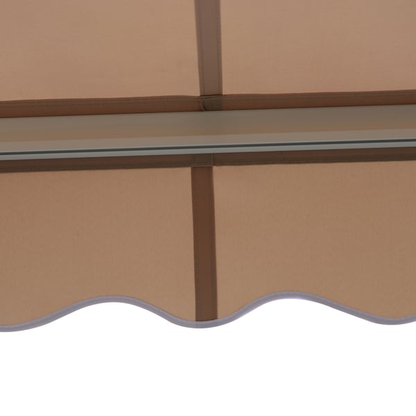 Udtrækkelig markise, 395x300 cm, Beige