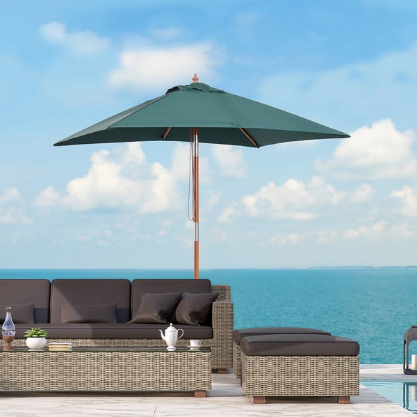 Parasol, 200x150x235 cm, Grøn