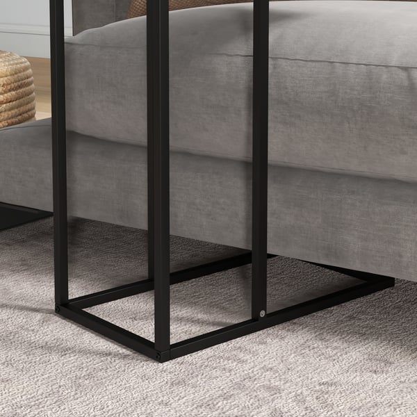 Sidebord, 46x26x60 cm, Sort