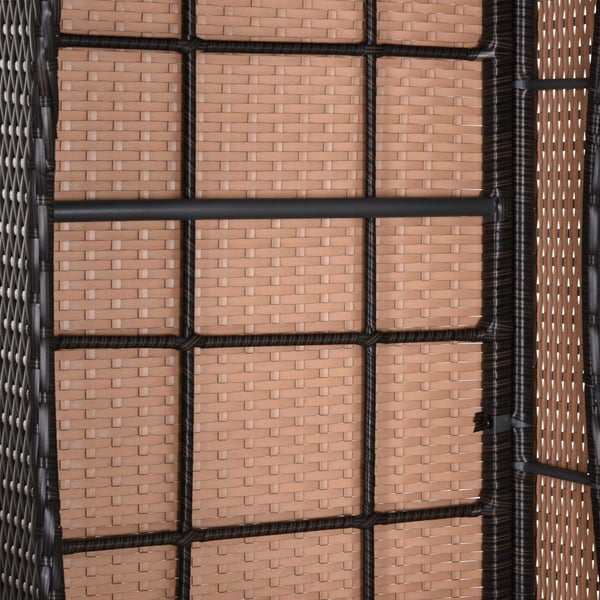 Aurinkotuoli, 200x73x103 cm, Ruskea