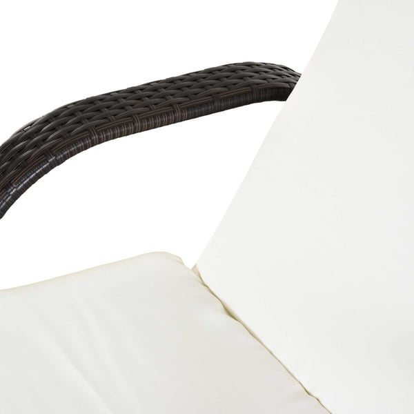 Aurinkotuoli, 200x73x103 cm, Ruskea