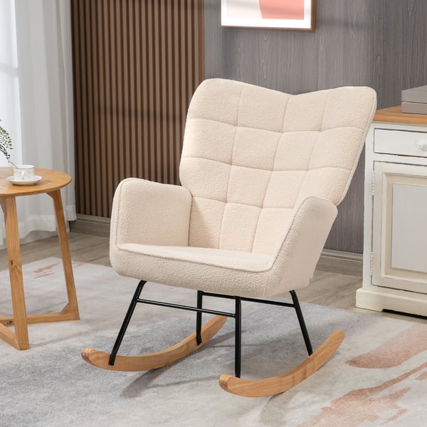 Gyngestol, 71x92x101 cm, Beige