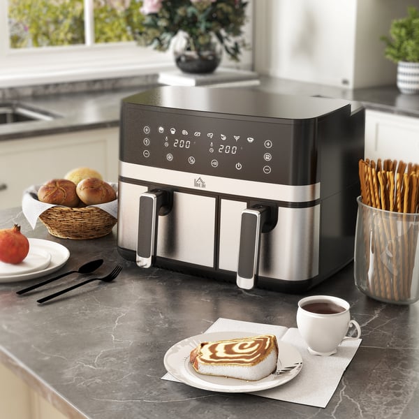 Airfryer, 41,8x39,2x31,1 cm, Sort