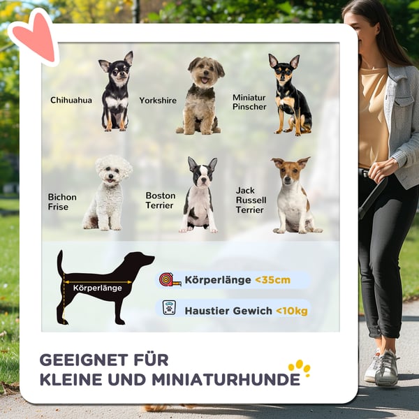 Hundeklapvogn, 82x49,5x98 cm, Sort