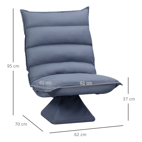 Gulvstol, 62x70x95 cm, Grå