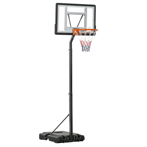 Koripallokori, Säädettävä korkeus 260-310 cm, Musta