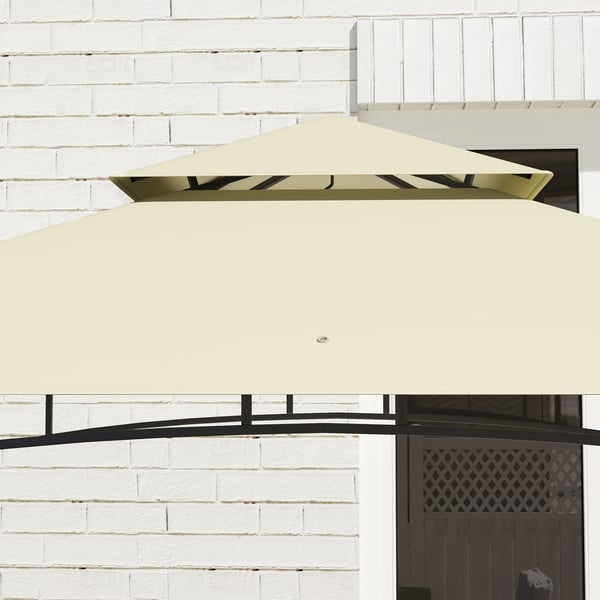 Grillpavillon, 240x150x257 cm, Beige