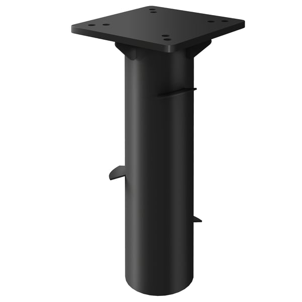 Parasolholder, 16,5x16,5x40 cm, Mørkegrå