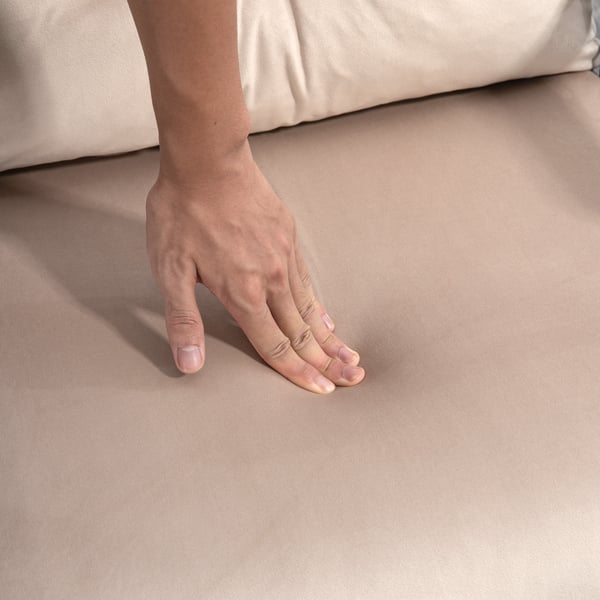 Soffa med bäddfunktion, 63x73x81 cm, Beige