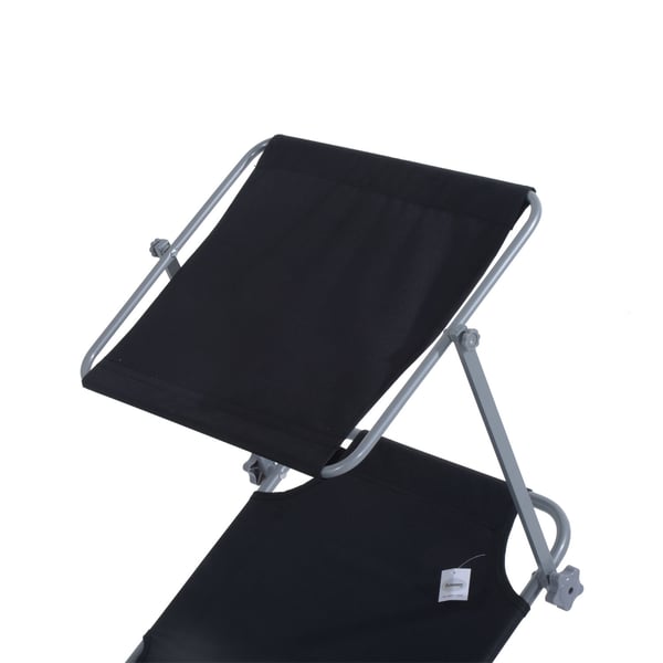 Solstol, 187x58x36 cm, Svart