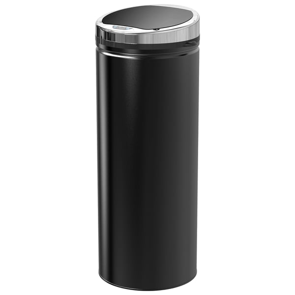 Sensor-affaldsspand, 30,5x81,5 cm, Sort
