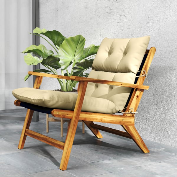 Istuintyyny, 115x56x10 cm, Beige