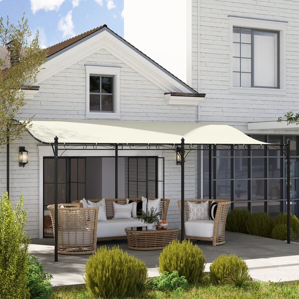 Pergola, 491x298x200 cm, Creme