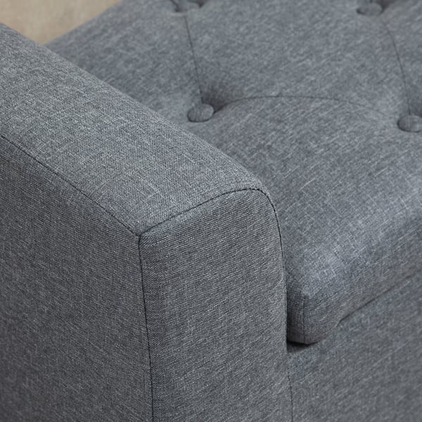 Förvaringsbänk, 116x44x58 cm, Ljusgrå