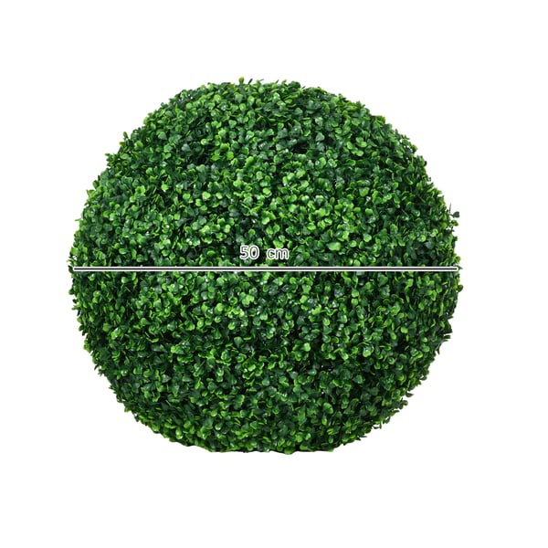 Tekoinen Buxus-pallo, 50 cm, Vihreä