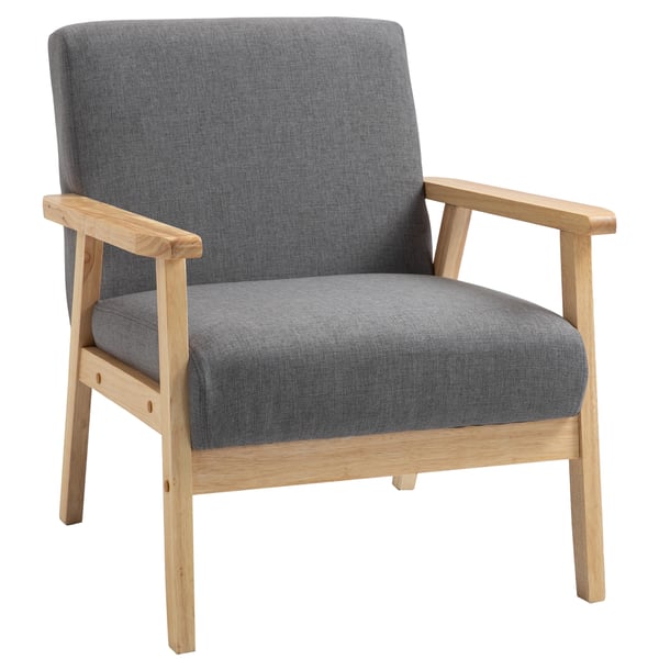 Loungefåtölj, 64x70x72 cm, Grå