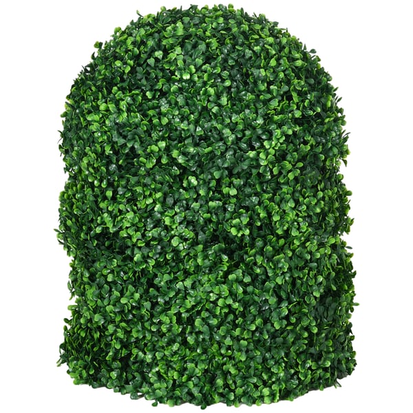 Sæt med kunstige buksbomkugler, 40 cm diameter, grøn