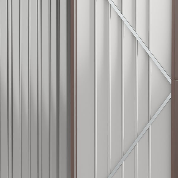 Haveskur, 161,5x94,5x196 cm, Brun