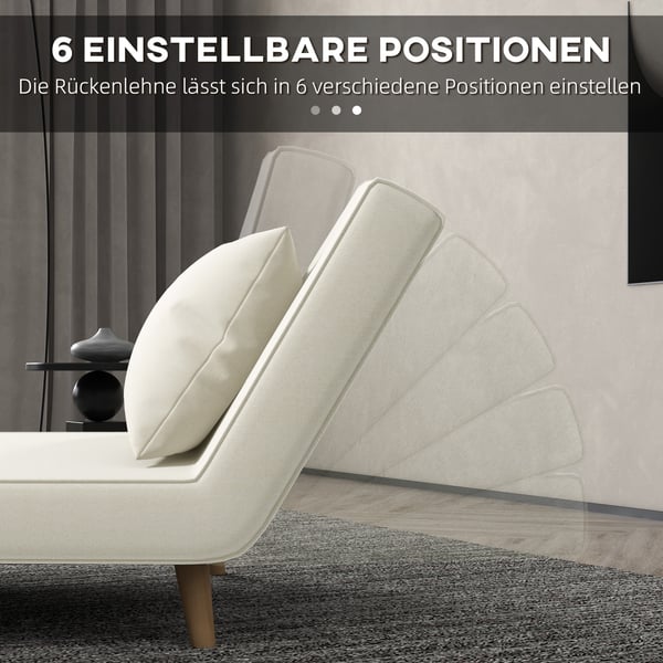 Bäddsoffa, 94x78x80 cm, Krämvit