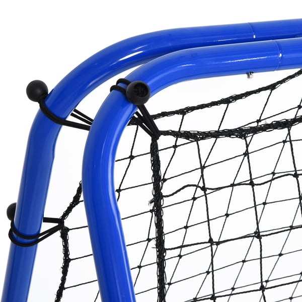 Fotboll Reboundernät, 100x95x90 cm, Blå