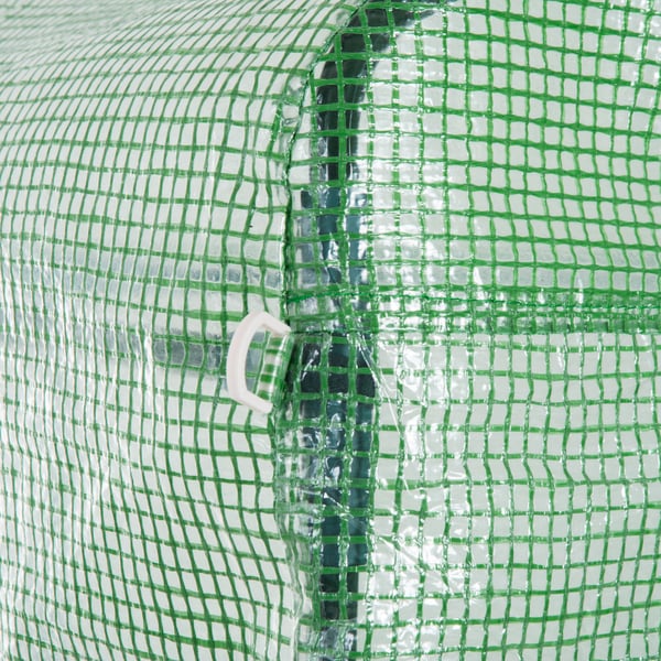 Gå-ind Polytunnel Drivhus, 600x300x200 cm, Grøn