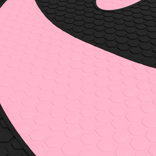 Aerobic Stepper, 80x31x20 cm, Sort Pink Grå