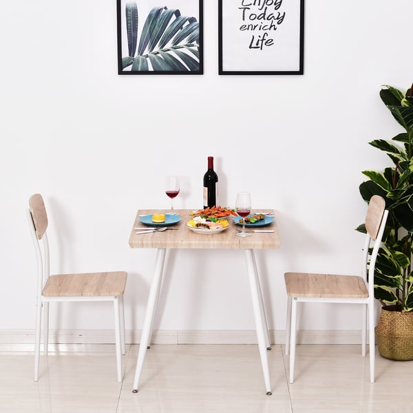 Matgrupp, 70x70x76 cm, Vit