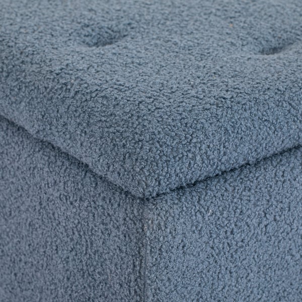 Opbevaringsbænk, 95x38x45 cm, Blå
