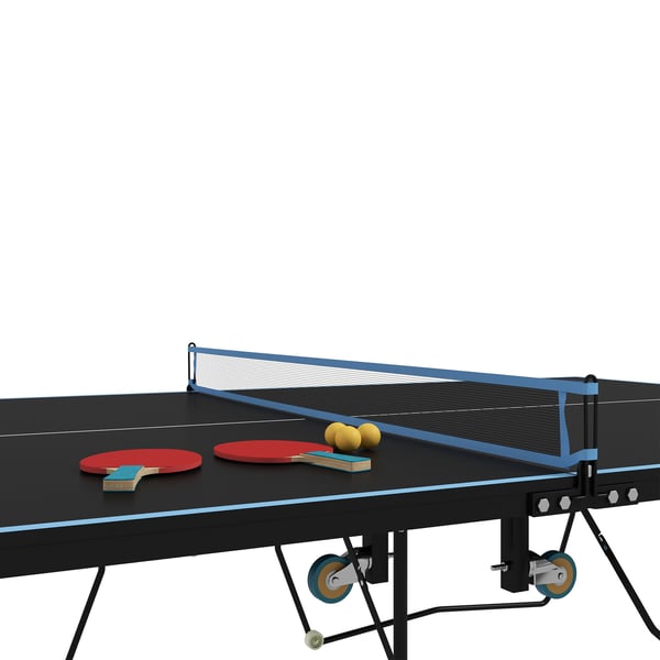 Pöytätennispöytä, 274x152.5x76 cm, Musta