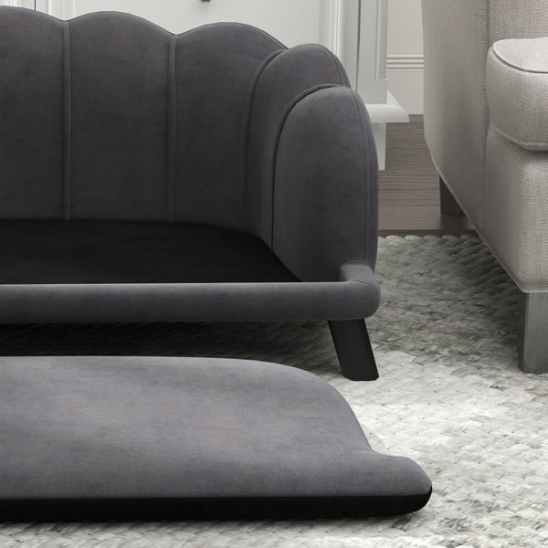 Hundesofa, 98,5x60,5x35,5 cm, Mørkegrå