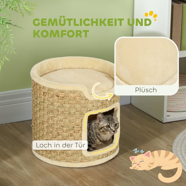 Kissatorni, 38x37 cm, Khaki