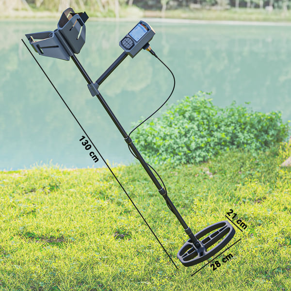 Metal Detector, 28x21x48-130 cm, Mørkegrå