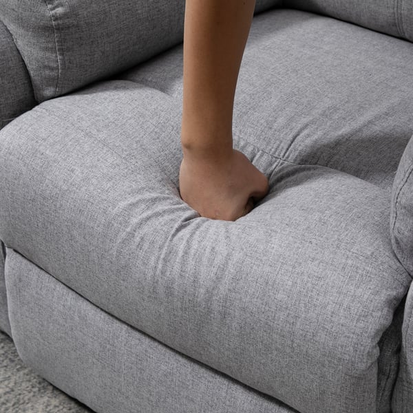 Elektrisk reclinerfåtölj, 83x89x102 cm, grå