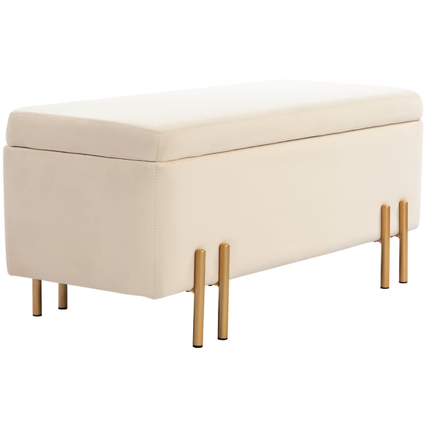 Säilytyspenkki, 100x40x42 cm, Beige