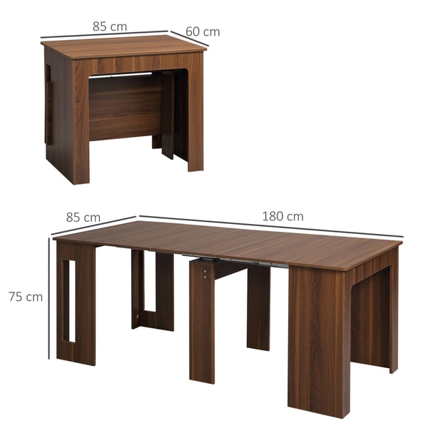 Spisebord, 180x85x75 cm, Brun