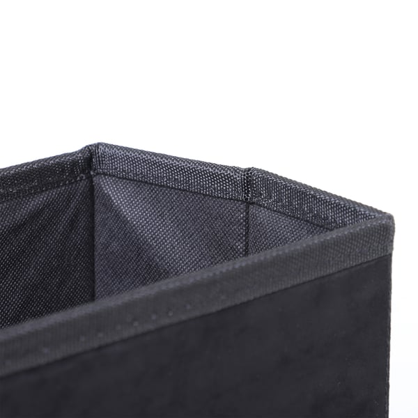Kæledyrstrappe, Foldbar 3-trins med opbevaring, 40x54x48 cm, Sort