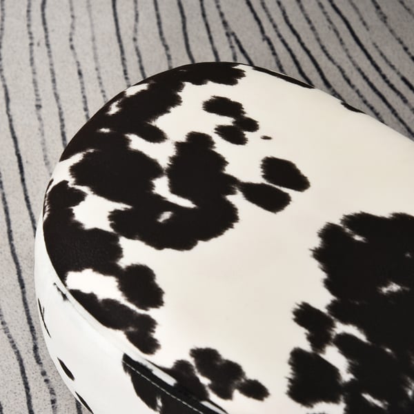 Djurpall, 62x35x36 cm, Svart Vit