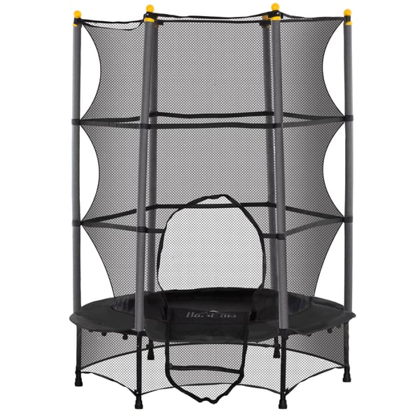 Børnetrampolin, 140x140x190 cm, Sort Børnetrampolin, 140x140x190 cm, Sort