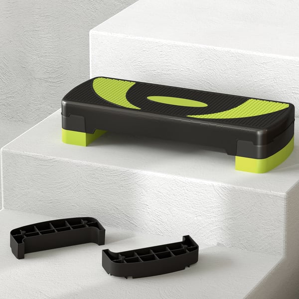 Aerobic Stepper, 80x31x20 cm, Grøn